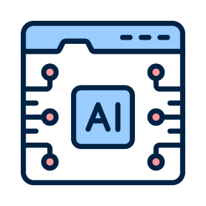 Artificial, Intelligence, Website, Webpage, Web icon