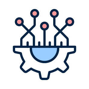 Automation, Artificial, Intelligence, Machine, Learning icon