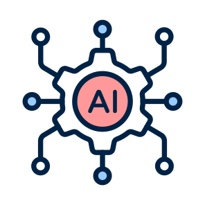 Automation, Microprocessor, Artificial, Intelligence, Maintenance icon