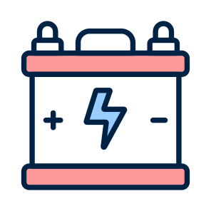 Battery, Rechargeable, Electric, Energy, Power icon
