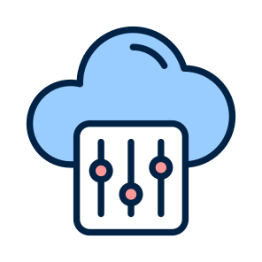 Cloud, Setting, Management, Computing, Hosting icon