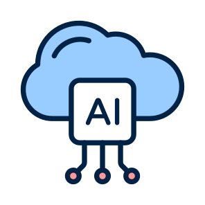 Cloud, Technology, Ai, Microprocessor, Processor icon