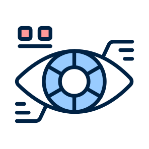 Cyber, Eye, Artificial, Intelligence, Cybernetics icon