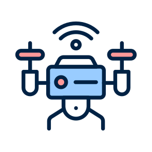 Drone, Technology, Artificial, Intelligence, Automation icon