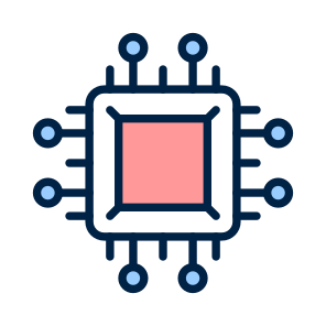Microprocessor, Processor, Ai, Artificial, Intelligence icon
