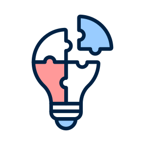 Problem, Solving, Lightbulb, Solution, Resolving icon
