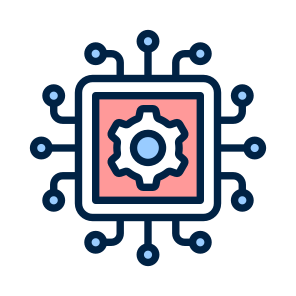 Processor, Management, Microprocessor, Chip, Microchip icon