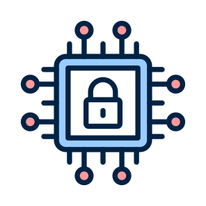 Secure, Processor, Microprocessor, Microchip, Security,  icon