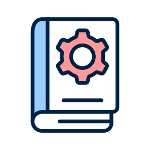Setting, Manual, Book, Knowledge, Information icon