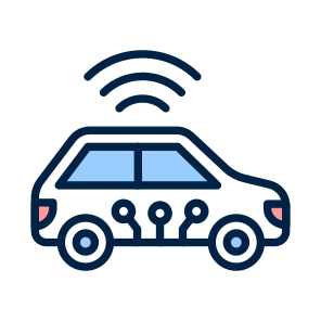 Smart, Car, Technology, Automobile, Artificial icon