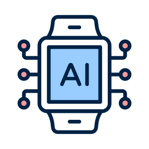 Smartwatch, Ai, Watch, Gadget, Timer icon