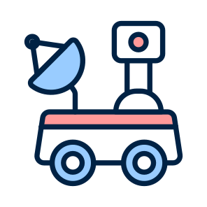 Space, Rover, Vehicle, Transport, Moonwalker, icon