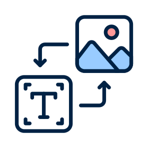 Text To Image, Artificial, Intelligence, Chat Bot, Technology icon