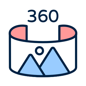 Virtual, Reality, , Degree, Photo icon