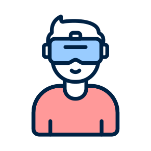 Virtual, Reality, Vr, Headset, Gaming icon