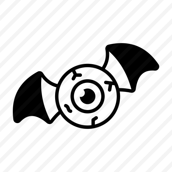 Bat, Eye, Flying, Eyeball, Wings, Spooky, Halloween, preview