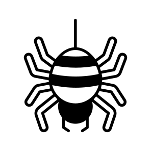 Creepy, Spider, Horror, Scary, Spooky, Haunted, Eerie, Creature, icon