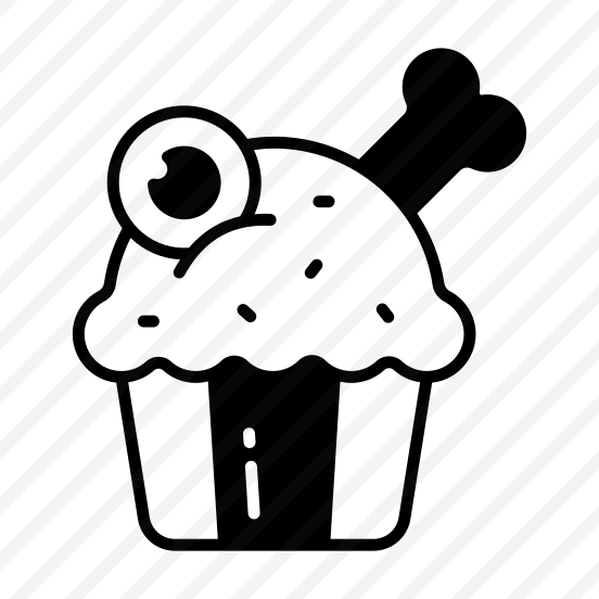 Cupcake, Halloween, Sweet, Dessert, Treat, Spooky, Creepy, preview