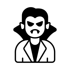 Dracula, Monster, Vampire, Devil, Zombie, Bloodsucker, Halloween, icon