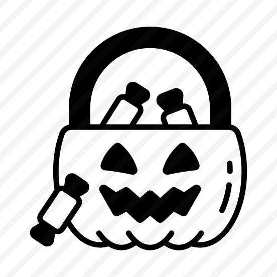 Halloween, Candy, Goodies, Confectionery, Pumpkin, Spooky, Basket, preview