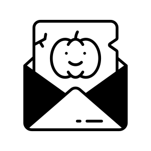 Halloween, Mail, Spooky, Horror, Scary, Haunted, Creepy, icon