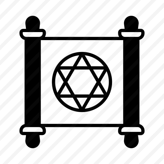 Jewish, Scroll, Sacred, Haunted, Spooky, Halloween, Decoration, preview