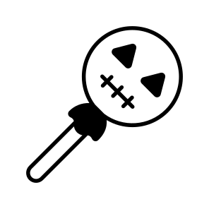 Lollipop, Sweet, Treat, Confectionery, Halloween, Creepy, icon