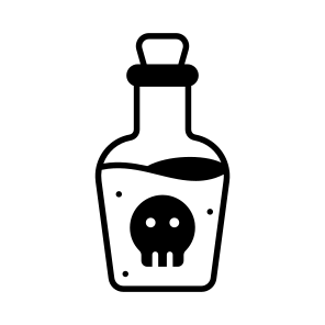 Potion, Flask, Halloween, Spooky, Magic, Scary, Cauldron. icon