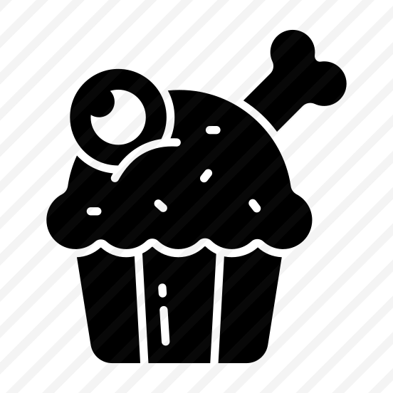 Cupcake, Halloween, Sweet, Dessert, Treat, Spooky, Creepy, preview