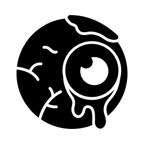 Dead, Eye, Eyeball, Spooky, Scary, Haunted, Halloween, icon