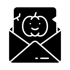 Halloween, Mail, Spooky, Horror, Scary, Haunted, Creepy, icon