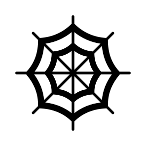 Spider, Web, Cobweb, Spiderweb, Creepy, Haunted, Spooky, icon