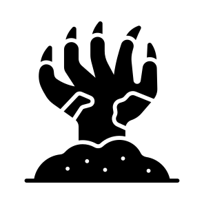 Zombie, Hand, Monster, Halloween, Scary, Spooky, Creepy, icon
