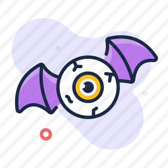Bat, Eye, Flying, Eyeball, Wings, Spooky, Halloween, preview