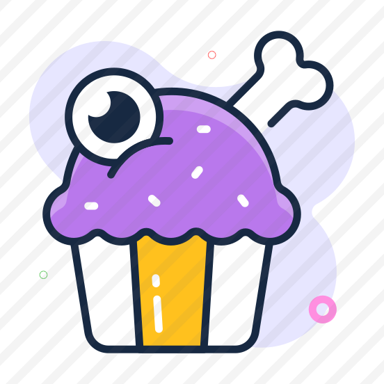 Cupcake, Halloween, Sweet, Dessert, Treat, Spooky, Creepy, preview