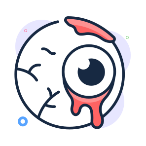 Dead, Eye, Eyeball, Spooky, Scary, Haunted, Halloween, icon