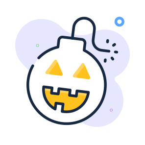 Halloween, Bomb, Pumpkin, Spooky, Scary, Haunted, Explosive, icon