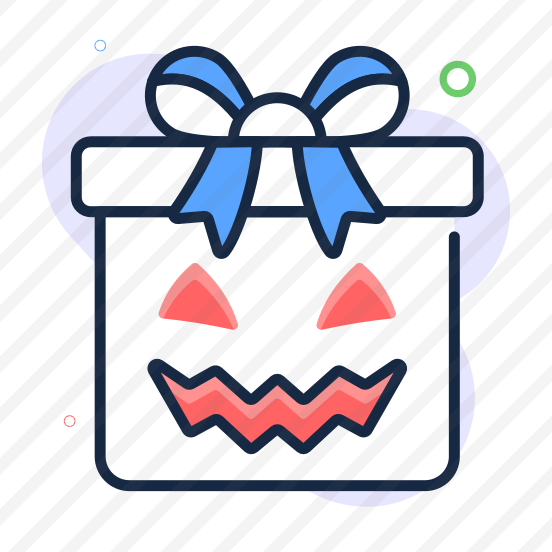 Halloween, Gift, Box, Spooky, Eerie, Scary, Ghosted preview