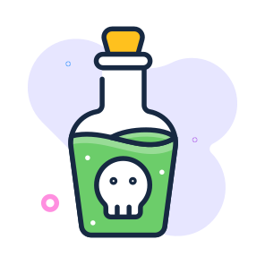 Potion, Flask, Halloween, Spooky, Magic, Scary, Cauldron. icon