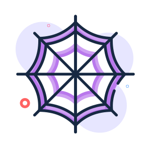 Spider, Web, Cobweb, Spiderweb, Creepy, Haunted, Spooky, icon