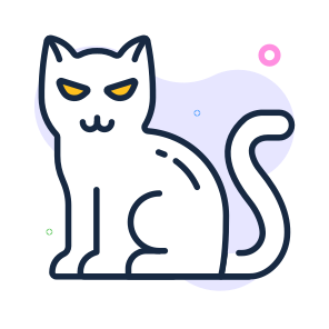 Spooky, Creepy, Haunted, Cat, Feline, Evil, Scary, icon