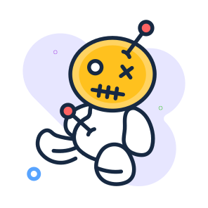 Voodoo, Doll, Halloween, Creepy, Scary, Eerie, Spooky, icon