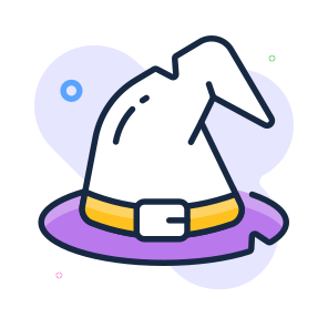 Witch, Hat, Wizard, Magic, Costume, Halloween, Scary, icon
