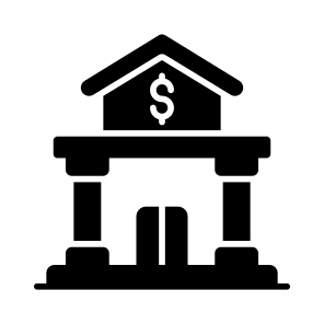 Bank, Building, Property, Institute, Real Estate icon