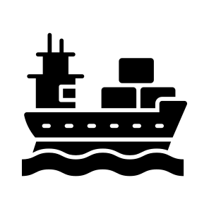 Cargo, Ship, Shipping, Worldwide, International icon