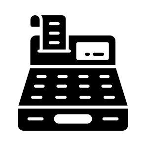 Cash, Register, Transaction, Point Of Sale, Payment icon