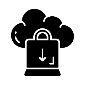 Cloud, Shopping, Online, Digital, Virtual icon