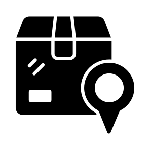 Delivery, Location, Parcel, Package, Navigation icon