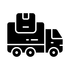 Delivery, Truck, Van, Shipping, Logistics, Online icon