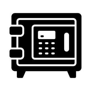 Digital, Safe, Vault, Locker, Banking icon
